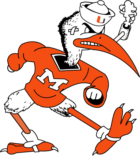 Miami Hurricanes 1972-1999 Alternate Logo t shirts iron on transfers